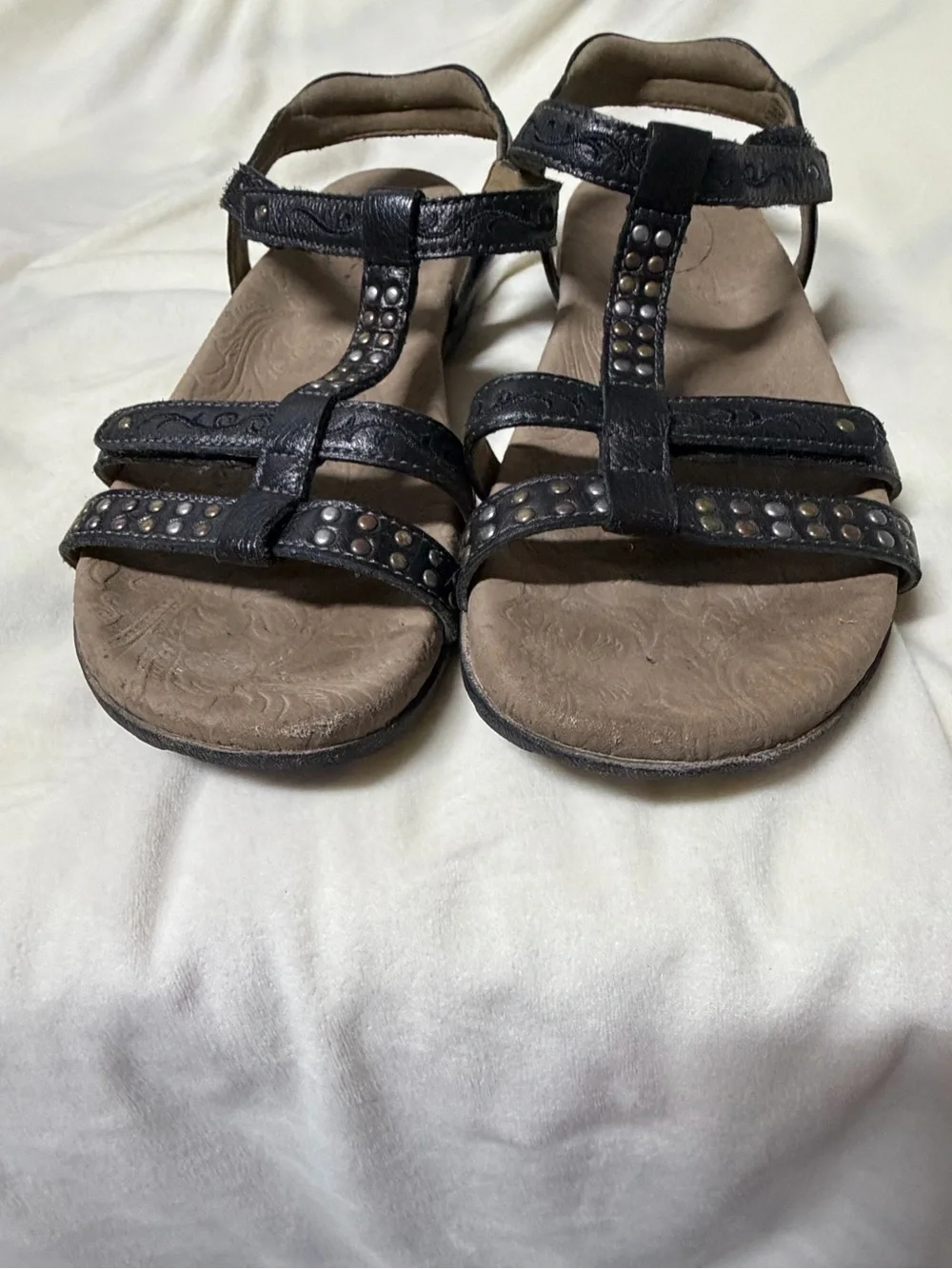 Taos Women's Trophy 2 Sandal in Black Size 38 7 Travel Comfort